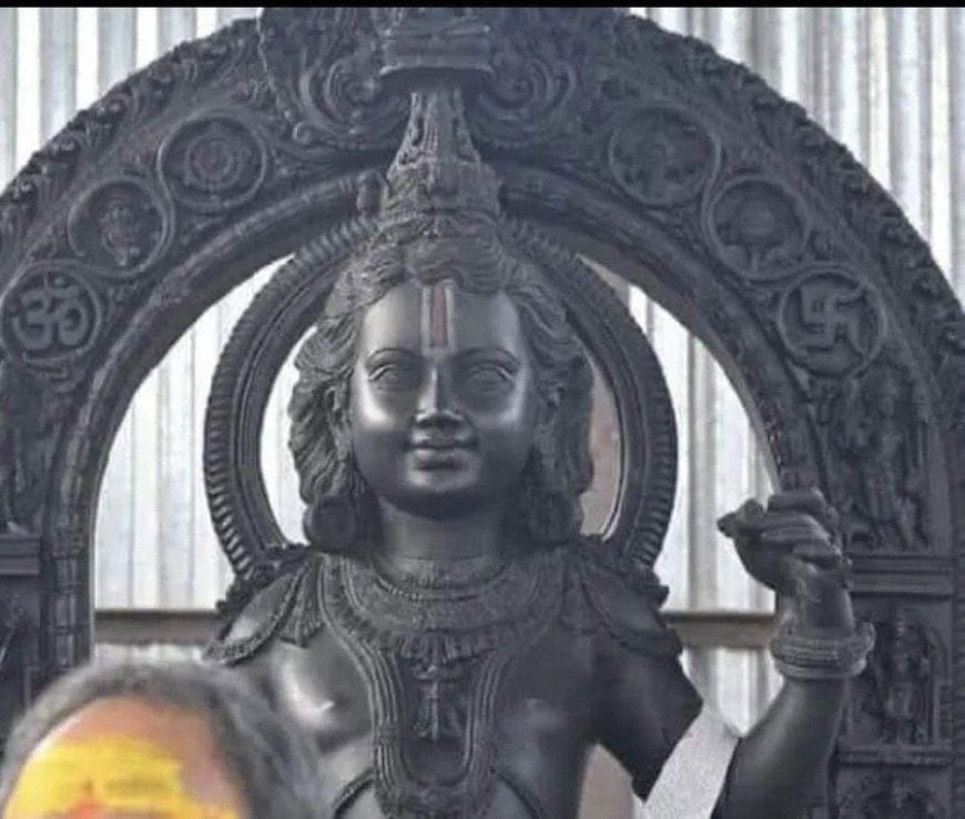 रामलला के दिव्या दर्शन, अयोध्या से प्रभु श्री राम के विग्रह की प्रथम तस्वीर